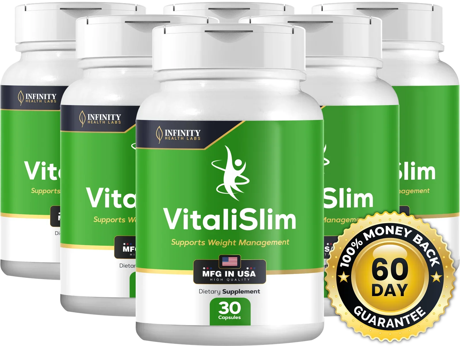 VitaliSlim    6 Bottle Bundle – Best Value Energy & Metabolism Support